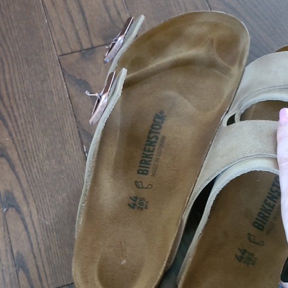 Birkenstock Arizona Oiled Leather Marron Men's Regular Wide Open Toe Size 11 - Picture 7 of 12